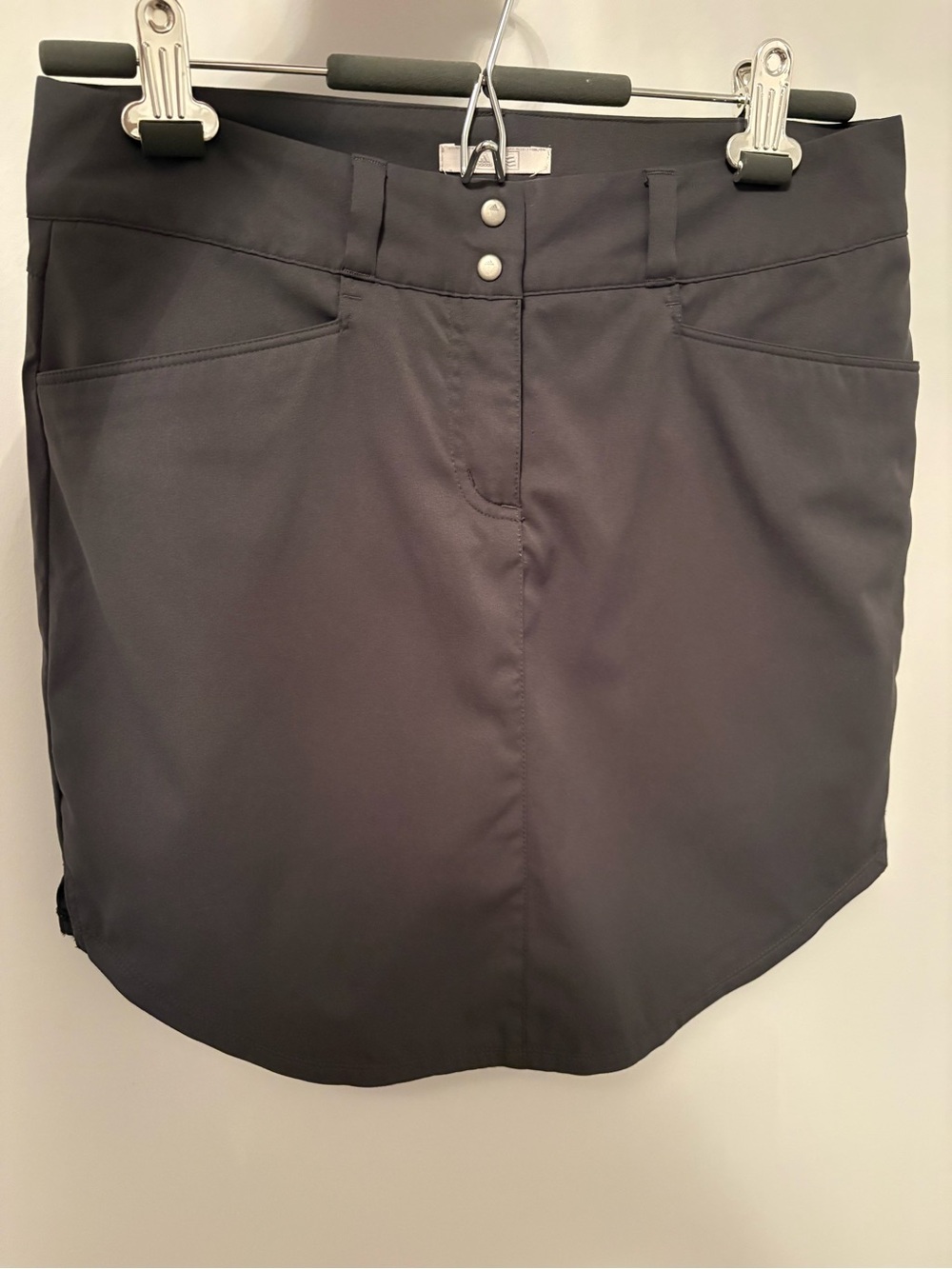 Gray Golf Skort with Double Snap Waist - sz 4 - Picture 2 of 6